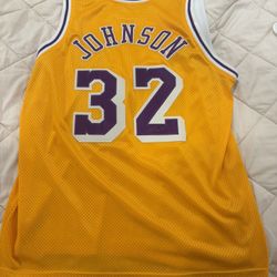 Magic Johnson Auto Jersey Signed w/ COA.