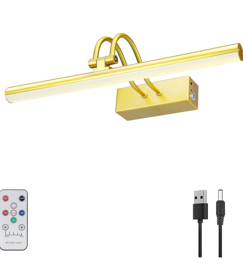 RAIFOOLLY 4.3 4.3 out of 5 stars (2,434) Picture Light,Wireless Art Lights for Paintings,13" Battery Wall Light,Remote Control Accent Lighting