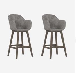 Allen + Roth Benton Ridge Set of 2 Wood Frame Dining Chairs