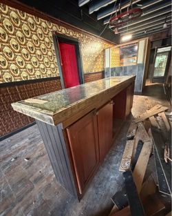 Wood cabinet