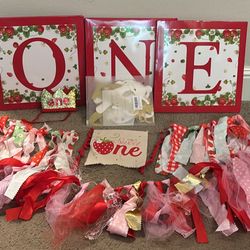 Berry First Birthday Party Decorations