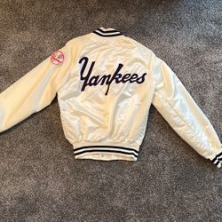 Vintage 1980’s New York Yankees Satin Bomber Jacket