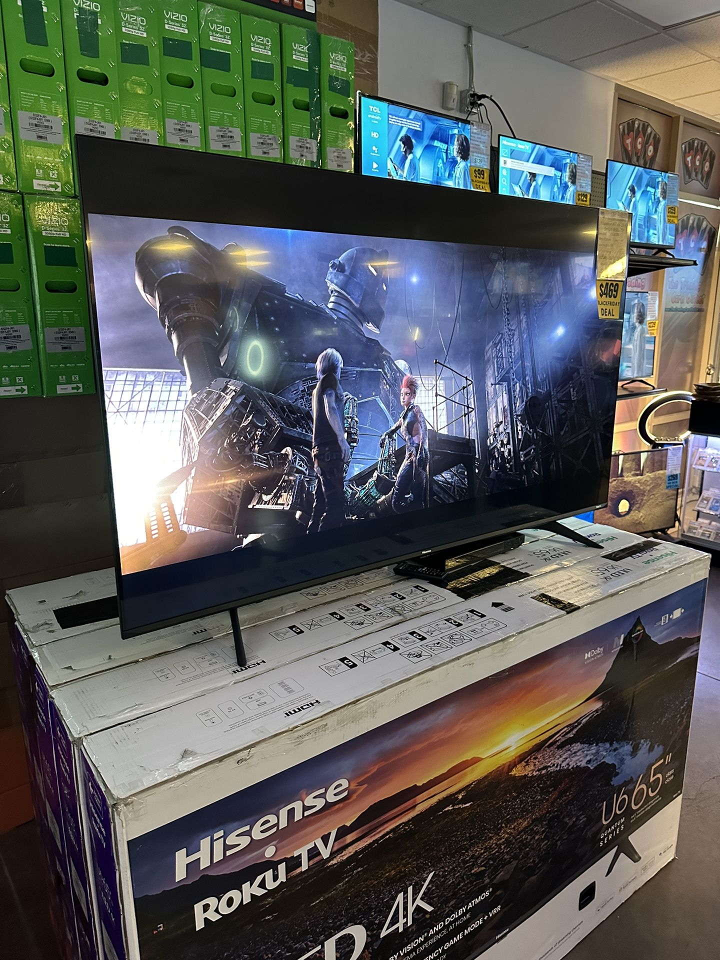 65” HiSense ULED 4K UHD Smart TV 90 Day Warranty Included Televisions