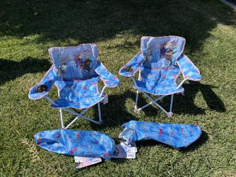Pair of Toddler Frozen Chairs with carry bag