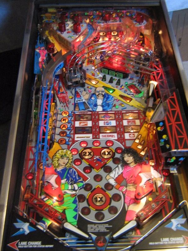 Williams Rollergames Pinball Machine Arcade Game