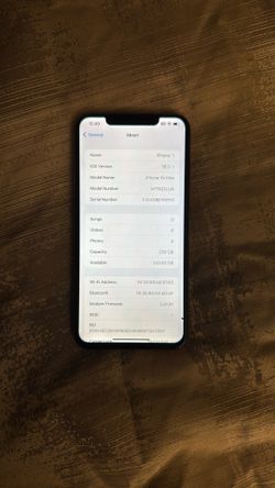 iPhone Xsmax 256gb