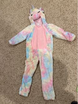 Kids Girls Unicorn Dress Up Costume