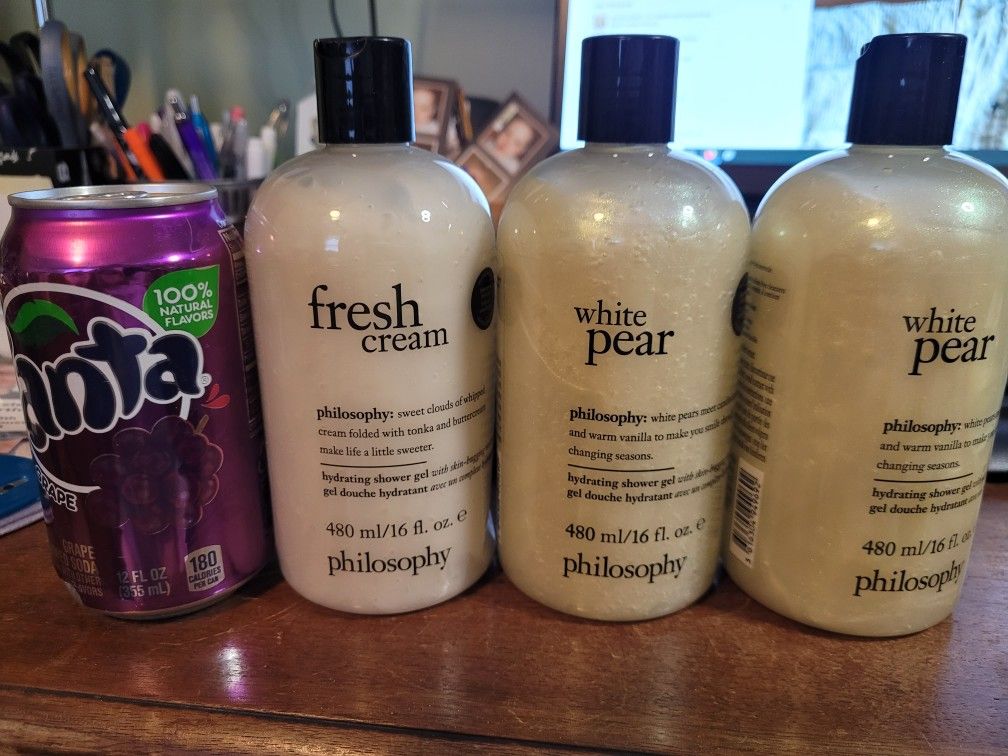 3 NEW Philosophy Hydrating Shower Gels