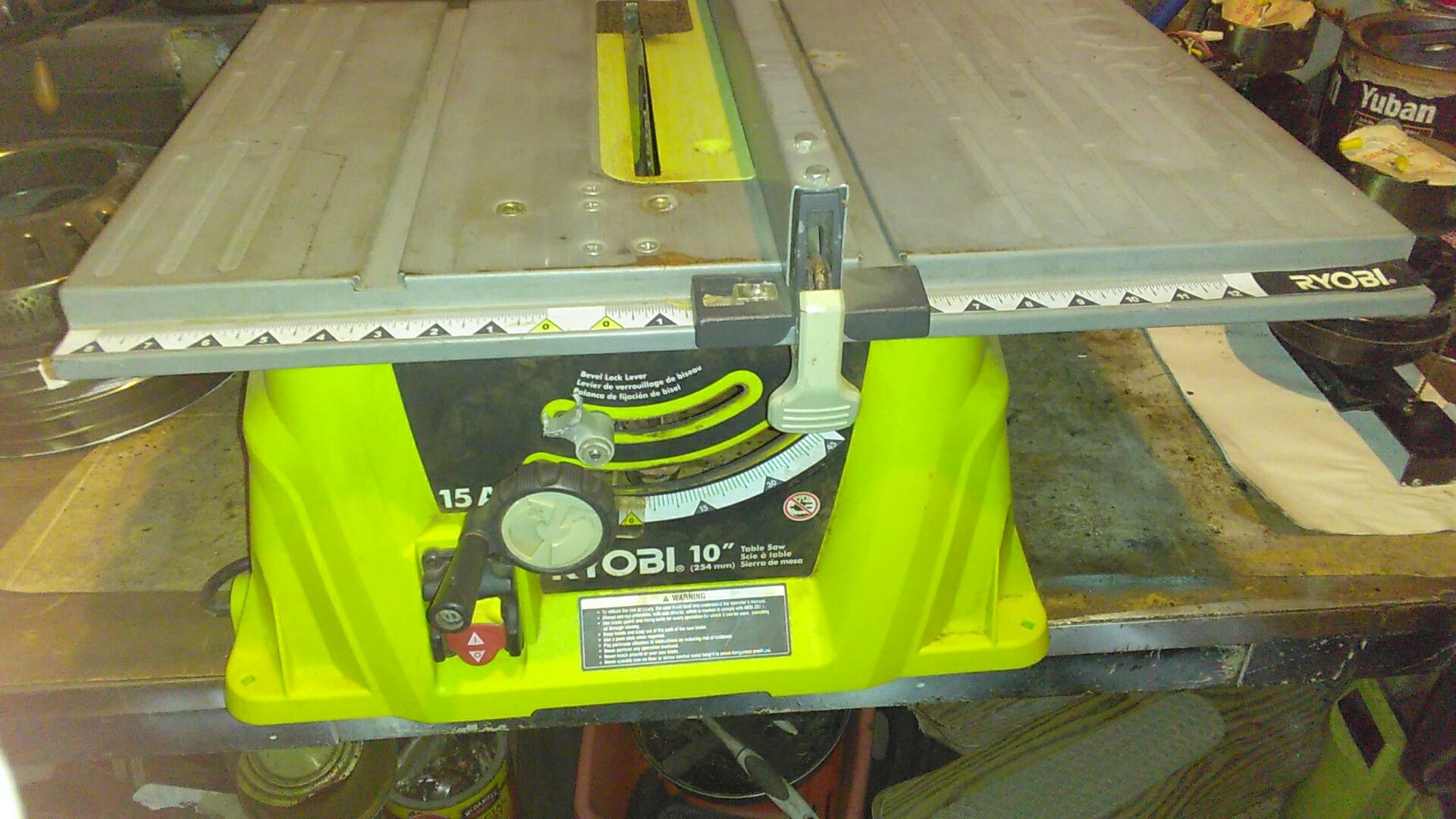 Table saw Ryobi