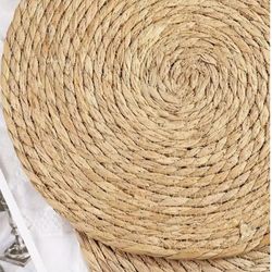 40pcs Round Rattan Placements 13 inch