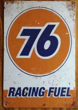 Union 76 gas tin metal 8x12 Vintage look wall sign see all pics sold separately SHIPPING AVAILABLE