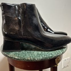 New women's patent leather ankle boots. $50.