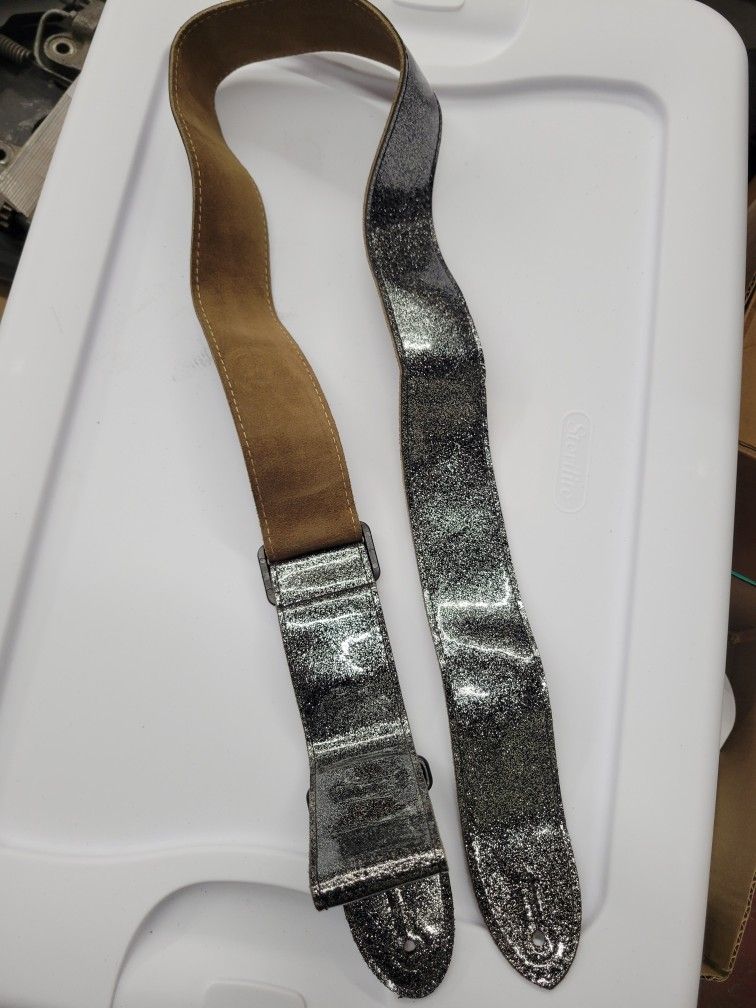 Sparkle Vinyl Guitar Strap