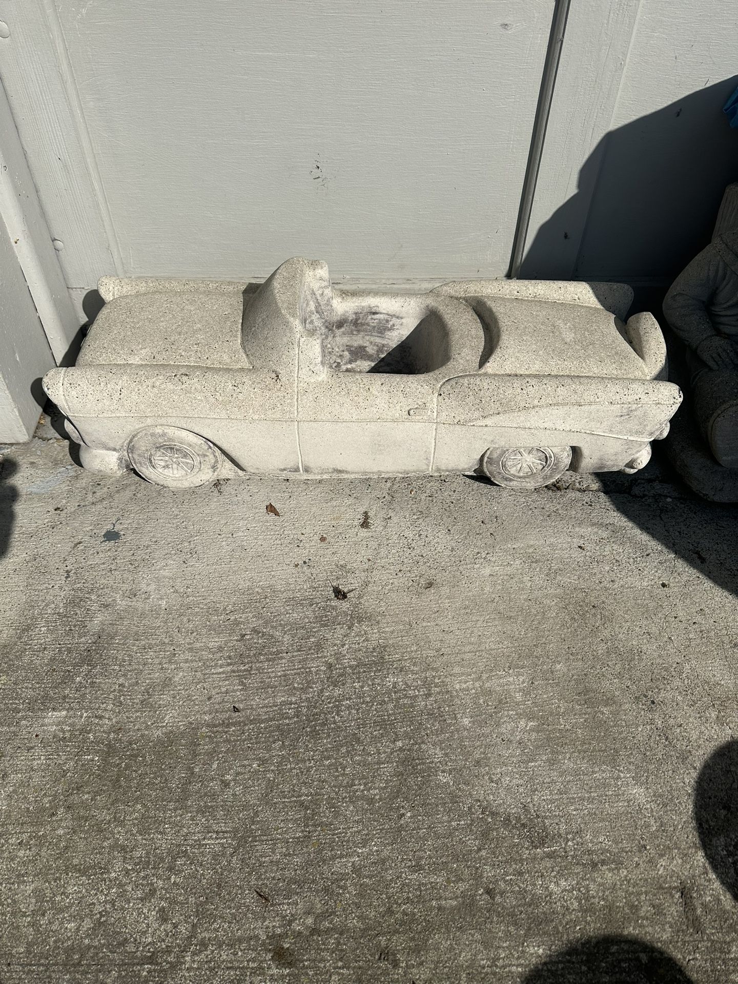 2ft Long Concrete Classic Car Plant Holder