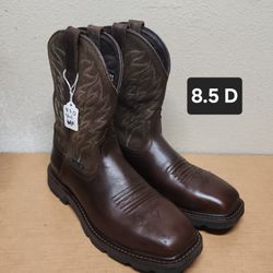 Ariat Work Boot Size 8.5 D STEEL TOE 