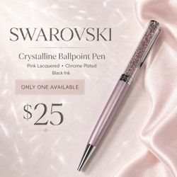 Swarovski Crystalline Ballpoint Pen Pink