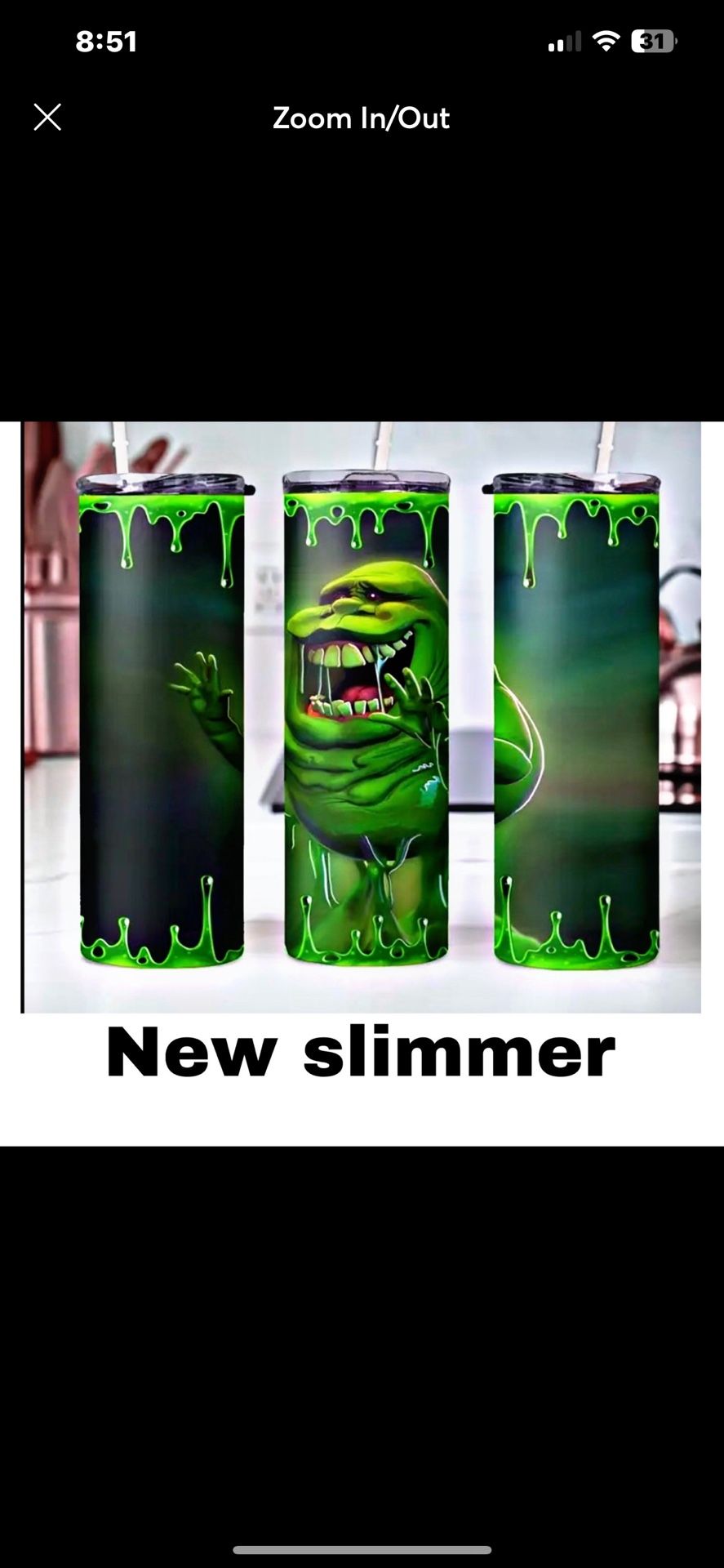 New Slimmer Tumbler Ghost Busters 