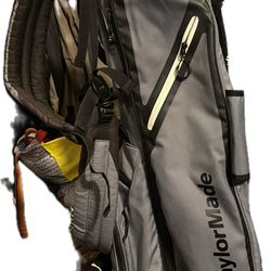Grey Taylormade Flextech Lite Golf Bag 2023