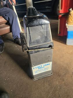 Vintage bus fare box