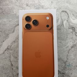 Unlocked Brand New iPhone 17 Pro Cosmic Orange – Factory Sealed Box!