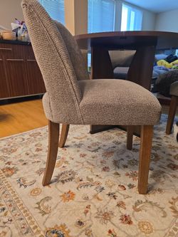 Corduroy dining chairs