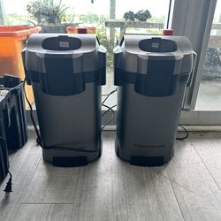 2 Marine land Canister Filters & 2 Marine land HOB Filters. 