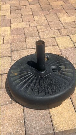 Round Patio Umbrella Base Stand