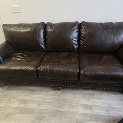 Leather sofa