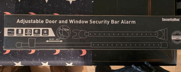 SecurityMan adjustable window/door alarm