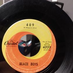 Vintage Beach Boys 45 Records