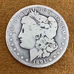 1891 O Silver Morgan Dollar 