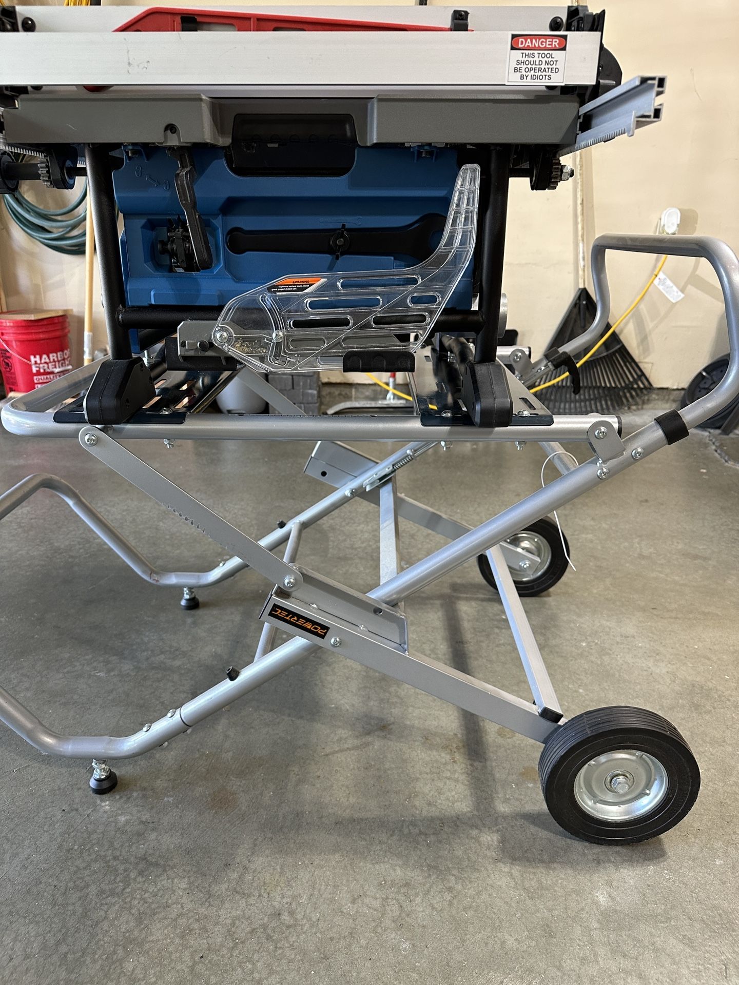 POWERTEC MT4009 Rolling Foldable Table Saw Stand