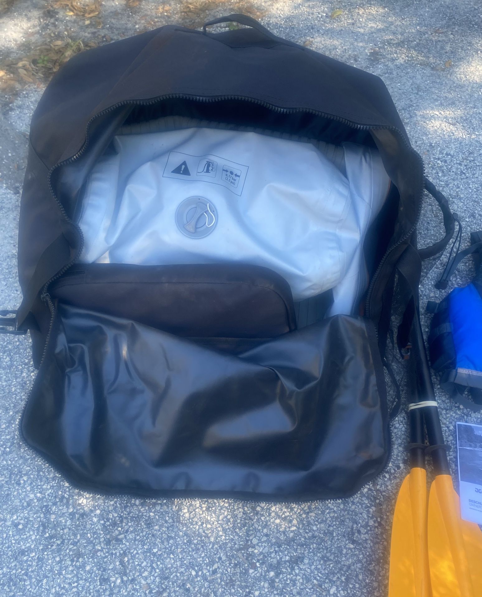 Aquaglide Deschutes Inflatable Kayak with Paddle & Life Vest