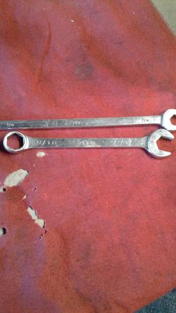 2 mac wrenches, 9/16 and 7/16