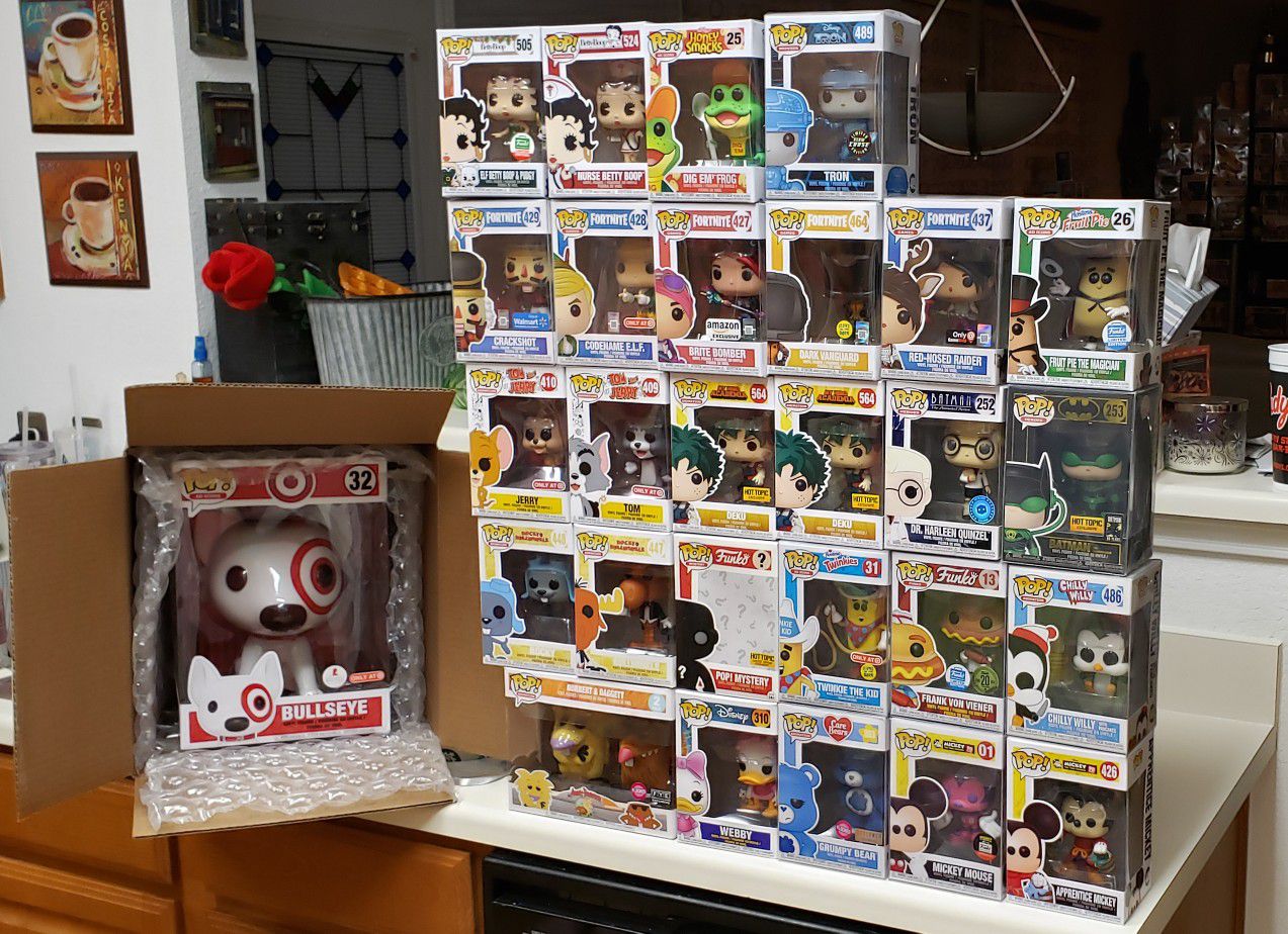 Funko pops for sale flocked, chase, and exclusives