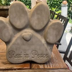 Concrete Rest In Peace Plaque