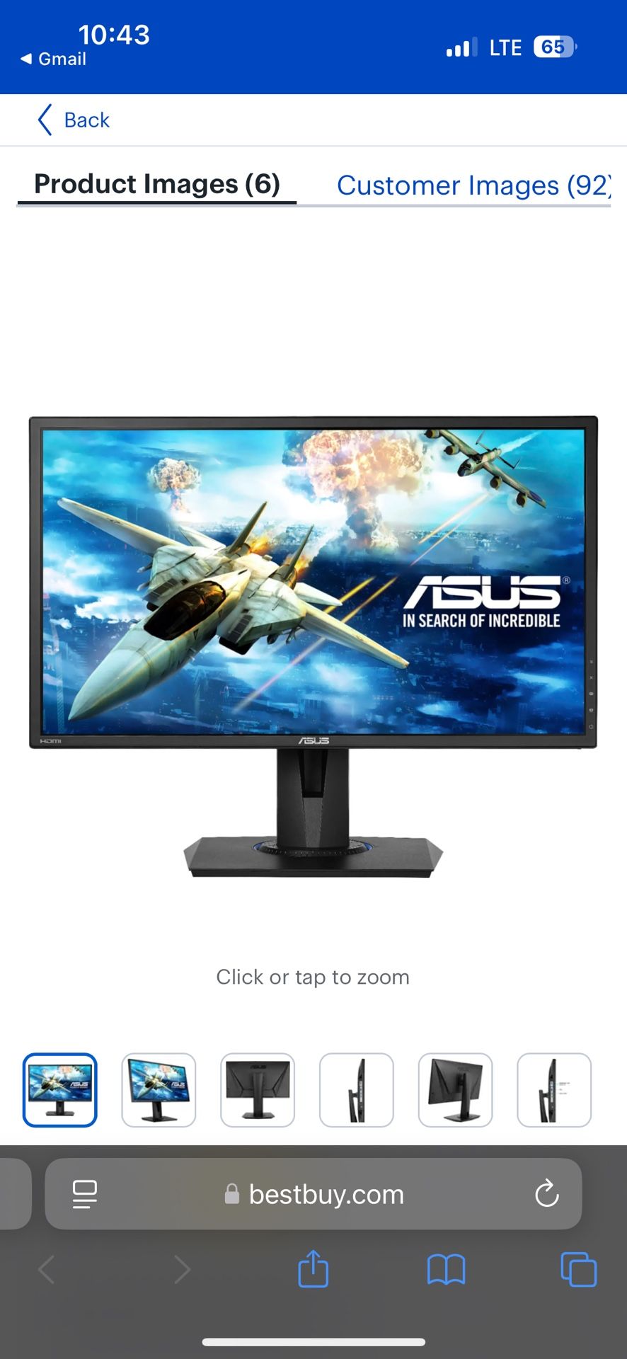 ASUS 24” LED Monitor