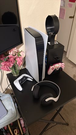 PS5 Console with Controller and Headset