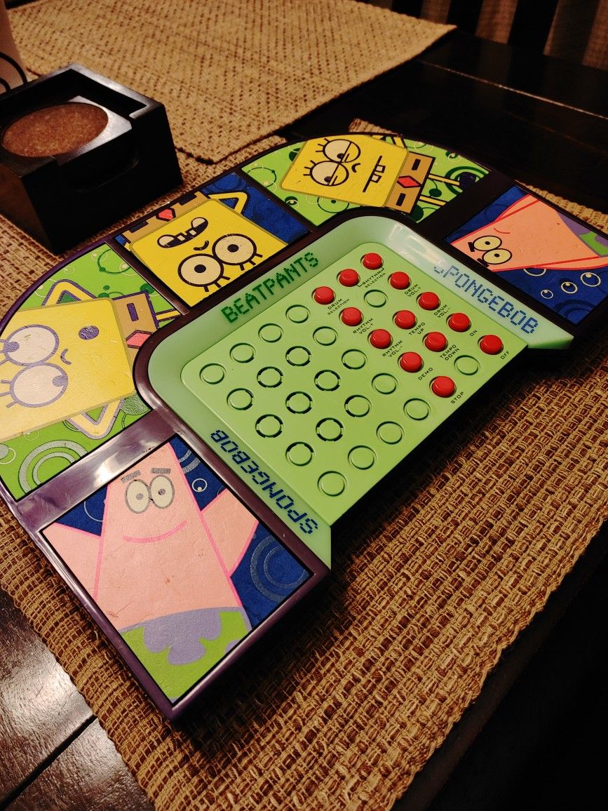 Spongebob Squarepants Beatpants Electronic Drum pad RARE music maker Nickelodeon