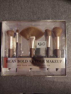 Bella Beauty 5 PC face makeup brush set $20