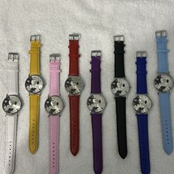 Lot of Mickey Watches- One Of Each Color- New