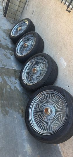 20’s wired wheel and tires