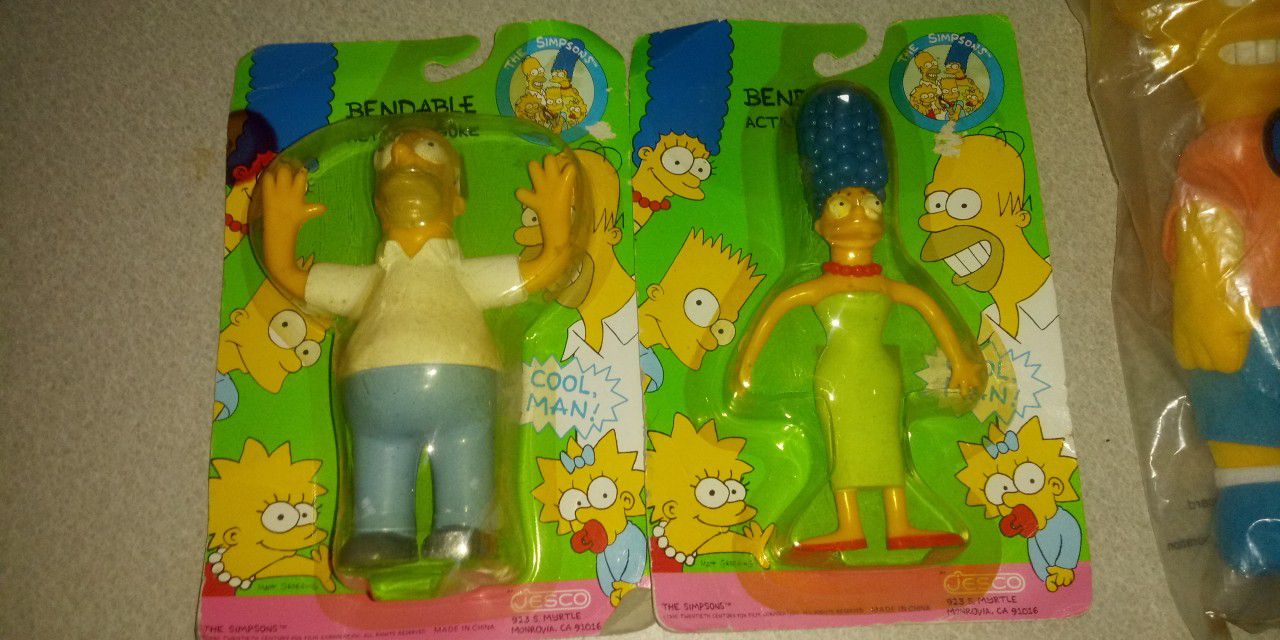 The Simpson's bendable action figure