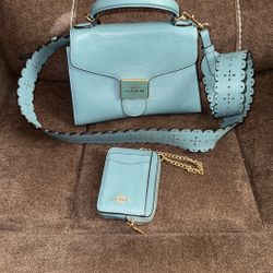 Coach Purse And Matching Card Case 