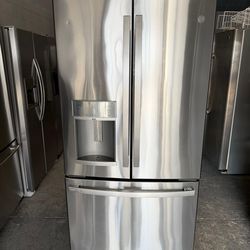 REFRIGERATOR GENERAL ELECTRIC 36” FRIDGE REFRIGERADOR NEVERA HELADERA WORKING PROPERLY 4 MONTHS  WARRANTY DELIVERY FREE