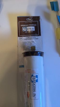SYSTEMS IV F7F38C FAUCET FILTER-BROWN 3/8" 1yr Brand New