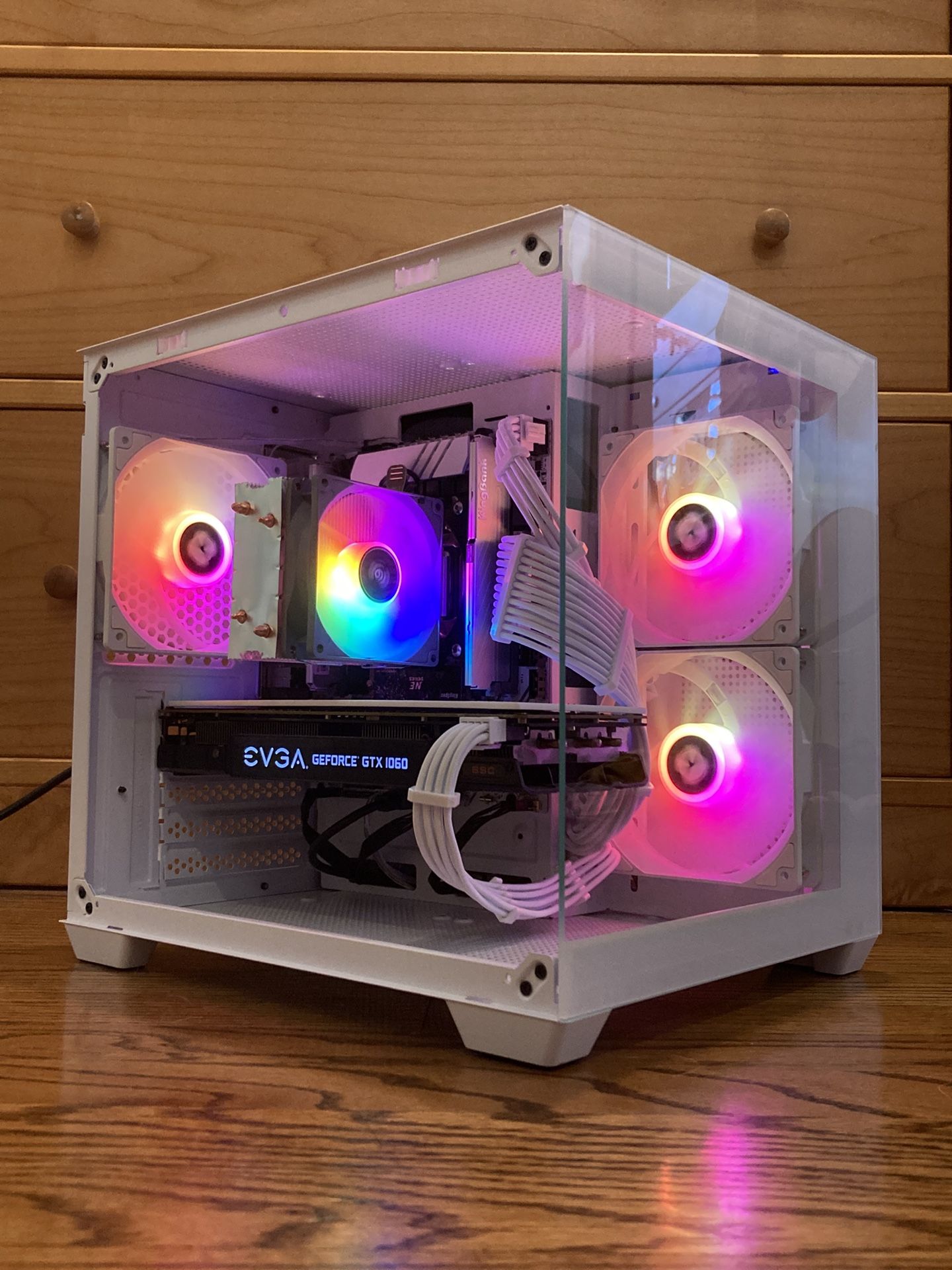 Beautiful All White Gaming Pc
