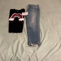 Ropa Para niña. Talla  16 . 2 Piezas. ( 1 Blusa Y 1 Pantalón ) $2 dlrs 