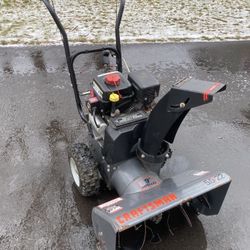 Craftsman Snowblower With Electric Start 