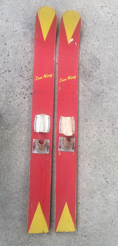 Vintage Water Skis From Montgomery Wards